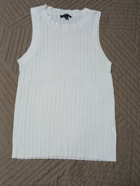 Dynamite White Tank Top, Medium, Viscose, Good Condition